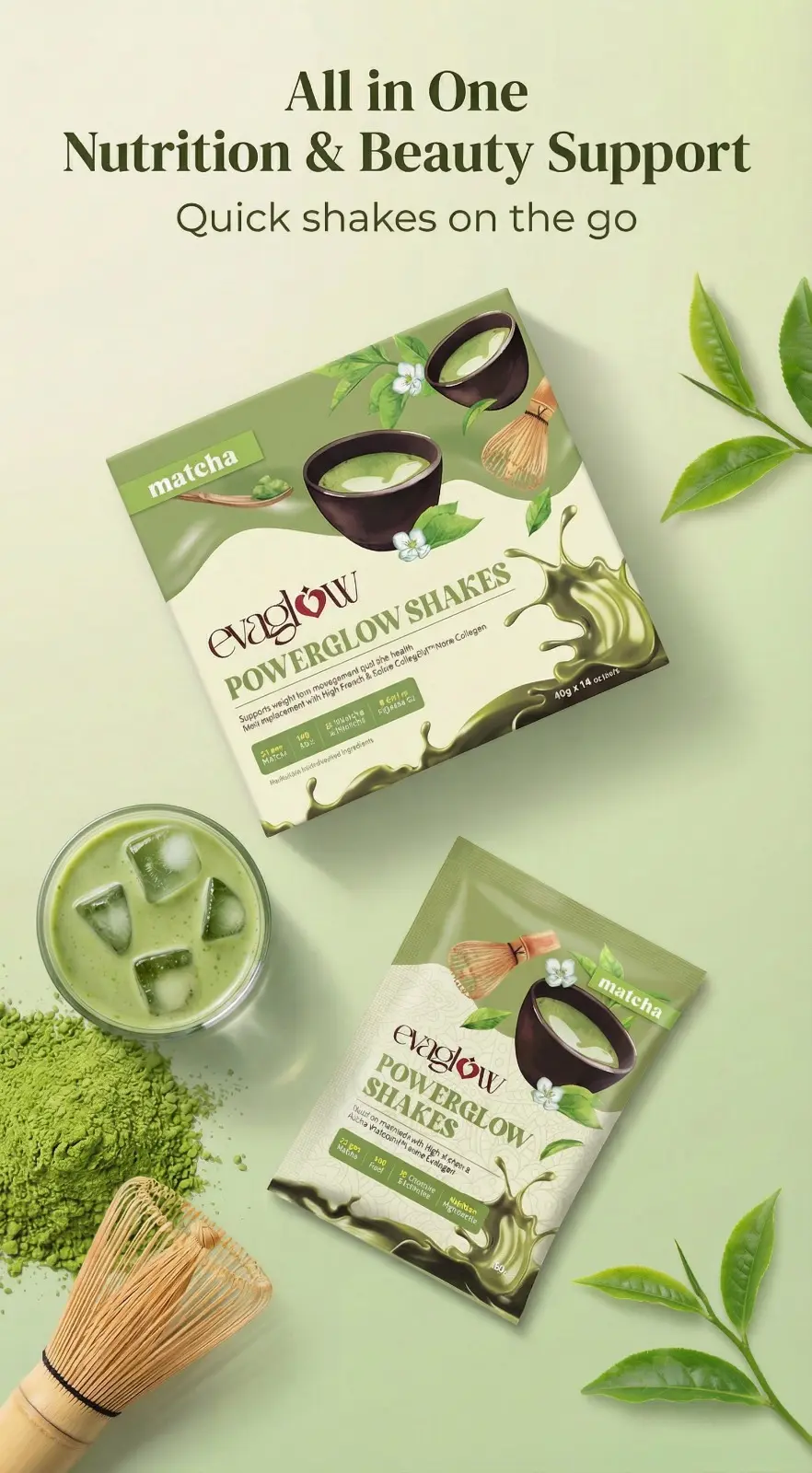 EVAGLOW Matcha 14 Sachets